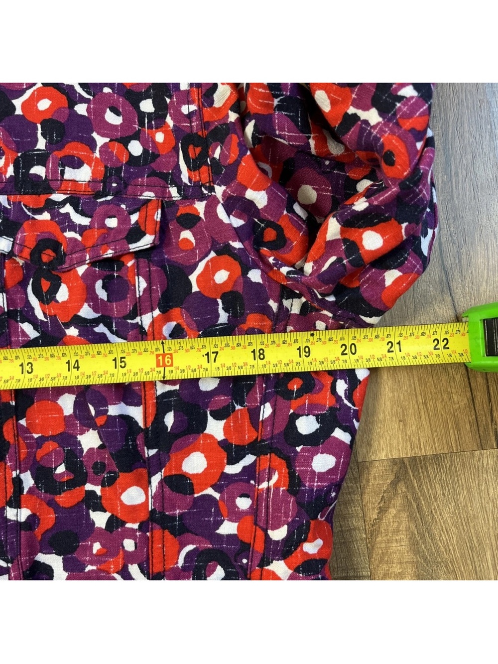 Ruby Rd. Red & Purple Floral Beaded Jacket - Picture 12 of 16